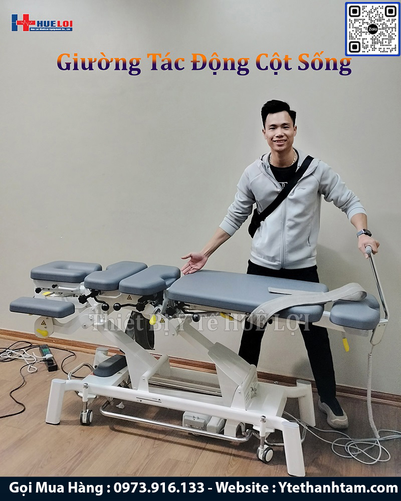 giường kéo cột sống cho phòng khám